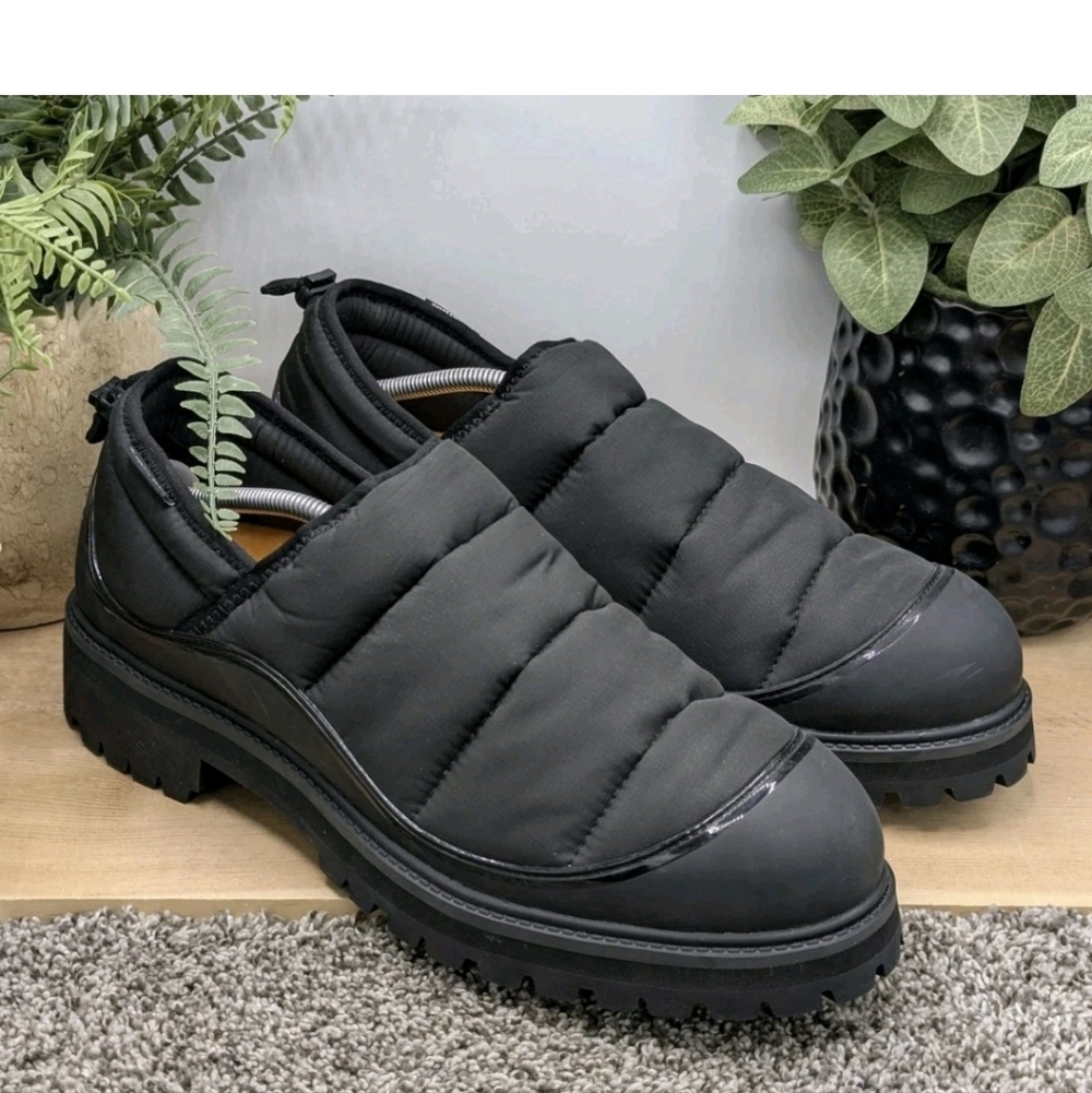 New Timberland X Humberto Mens Size 13 Black Quilted Chunky Sole Shoes